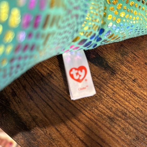 Beanie Boo Cinder dragon TY purple green - Picture 5 of 9